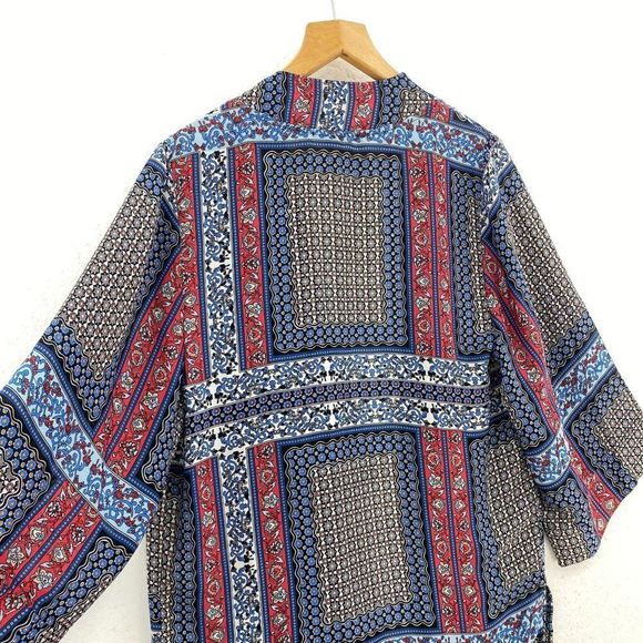 Tahari Bohemian Floral Printed Kimono - Picture 5 of 5